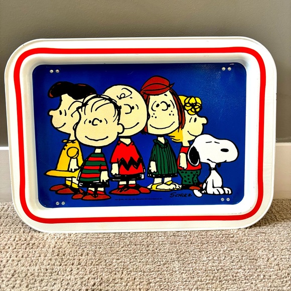 Peanuts Other - 🎈 1960s Peanuts Metal TV Tray